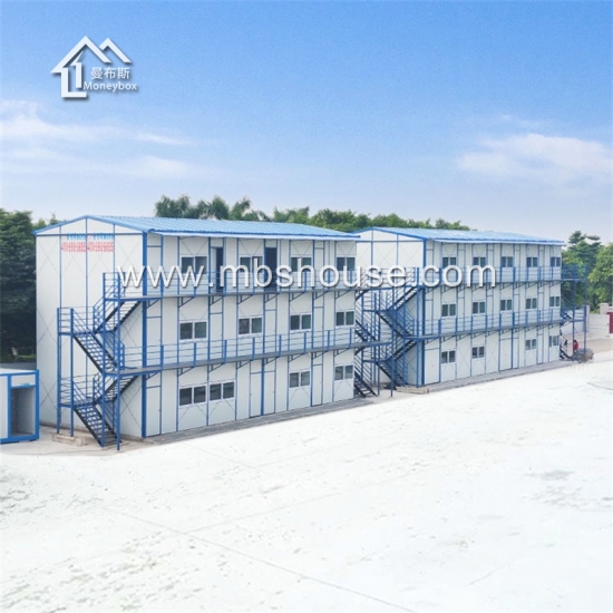 Easy Install Low Cost Prefabricated Steel Houses Building for Labor
