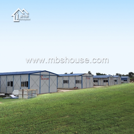 Easy Install Low Cost Prefabricated Steel Houses Building for Labor
