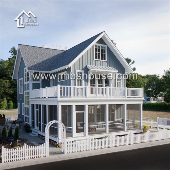 Luxury Two Storey Customized  Prefab Villa House for Living/Holiday House