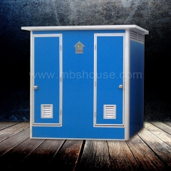 Double Toilet Position Outdoor Portable Toilet