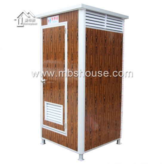 Factory Price Wooden Grain Movable Portable Toilet Design For Sale
