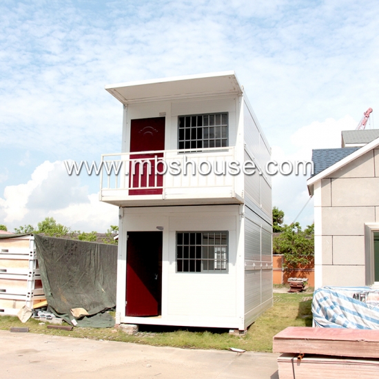 Easy Assembly Double Floors Prefabricated Mobile Folding Container House