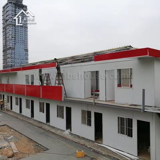 China Factory Modular Prefabricated T Style House on Construction Site