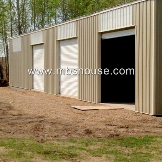 Modular Steel Frame Structure Family Building for Warehosue/Garage
