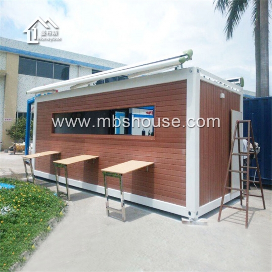Newly Fashionable Mobile Prefabricated Flat-Pack Container Coffee Shop Design