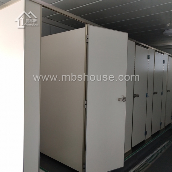 Full equipped Prefab Container toilet with shower room