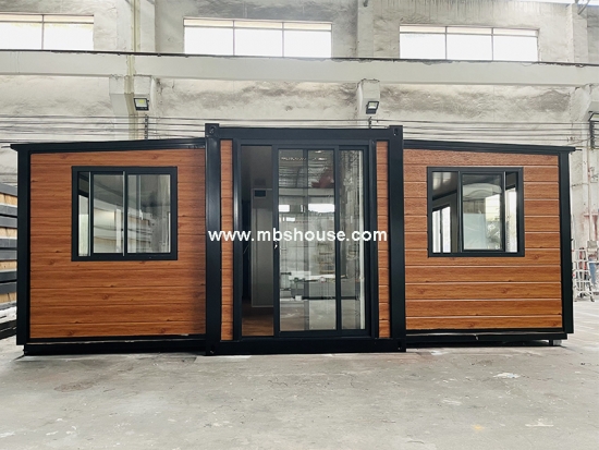 China Hot Sale Container House With Outside Cladding